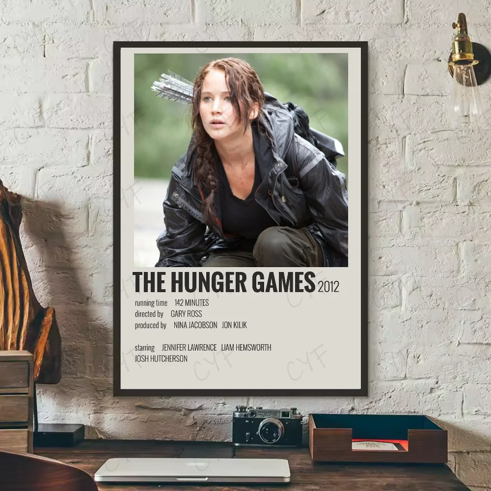 Hunger Games HD Movie Poster | Waterproof PVC Wall Art Décor Movie Wall Poster Peaceful Pleasures Health and Wellness z9 40X50cmNoframe