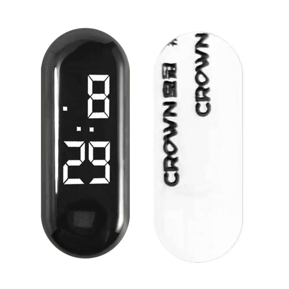 Waterproof Digital Clock with Luminous Display Mini Adhesive Car Clock for Truck Motorcycle Bike Travel, 12/24H Mini Clock Peaceful Pleasures Health and Wellness A