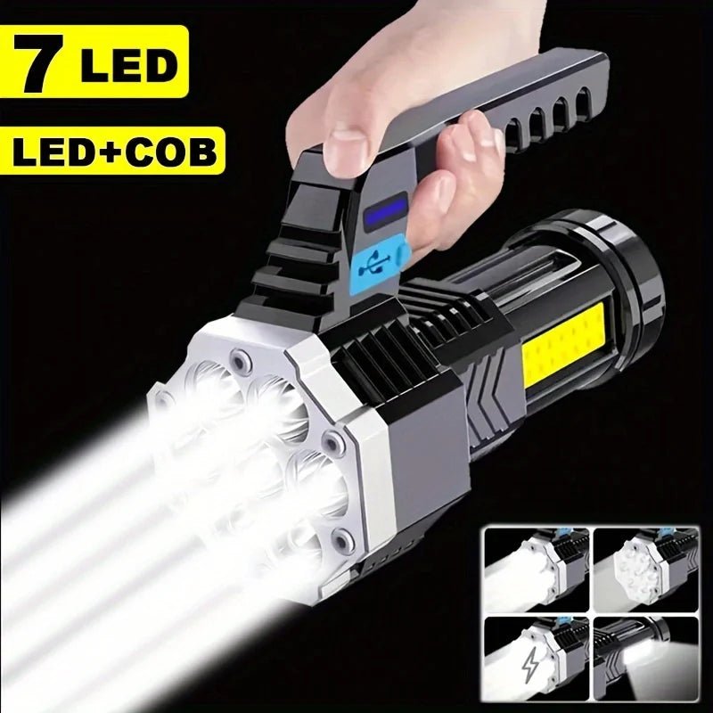 POCKETMAN 7-LED COB Rechargeable Flashlight 3800 Lumen
