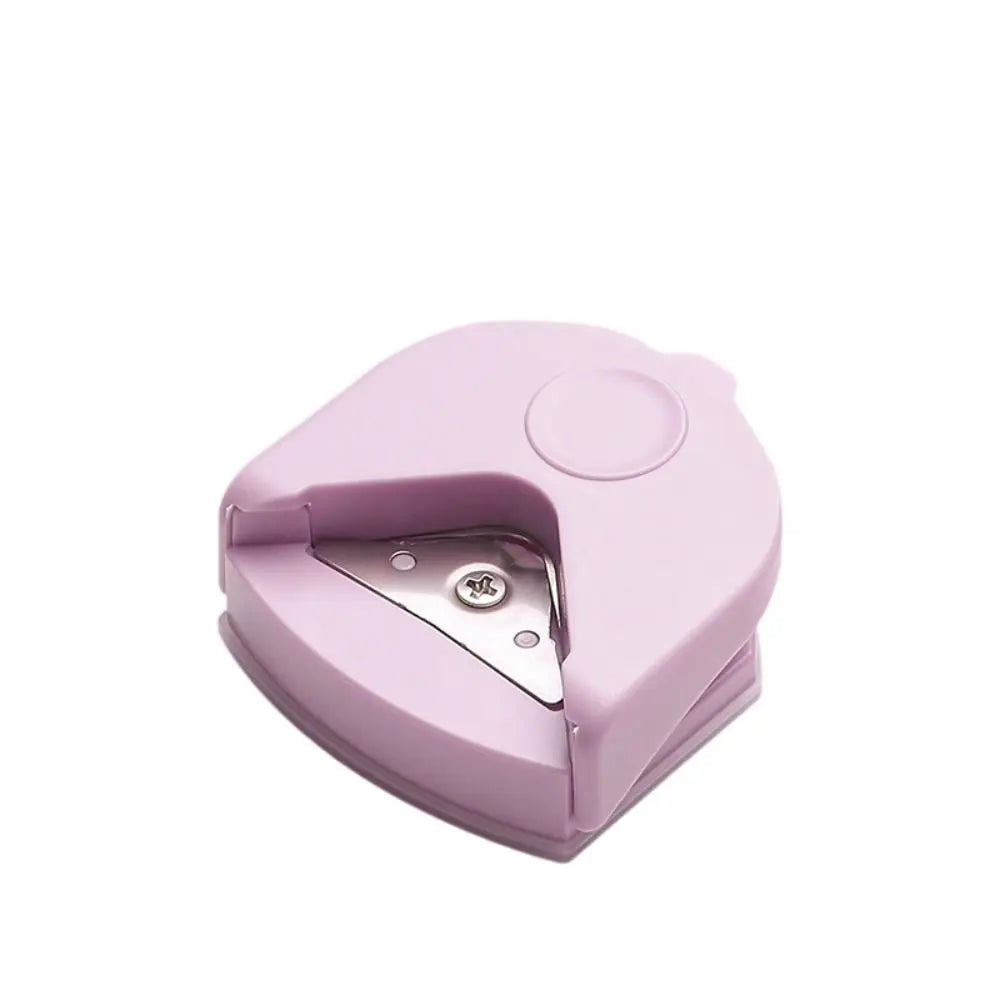 Portable Paper Trimmer R4 Corner Punch Arc-shaped Paper Cutter R4 Corner Rounder DIY Craft Metal Cutting Supplies Peaceful Pleasures Health and Wellness purple
