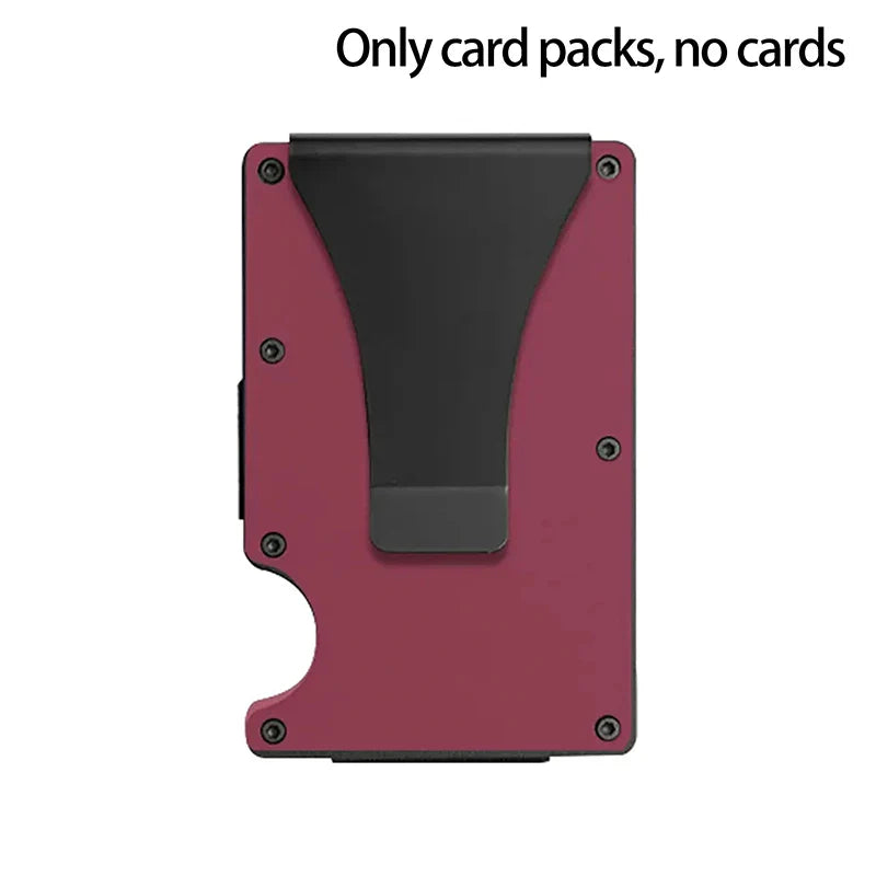 Slim RFID Minimalist Wallet – Card Holder & Money Clip