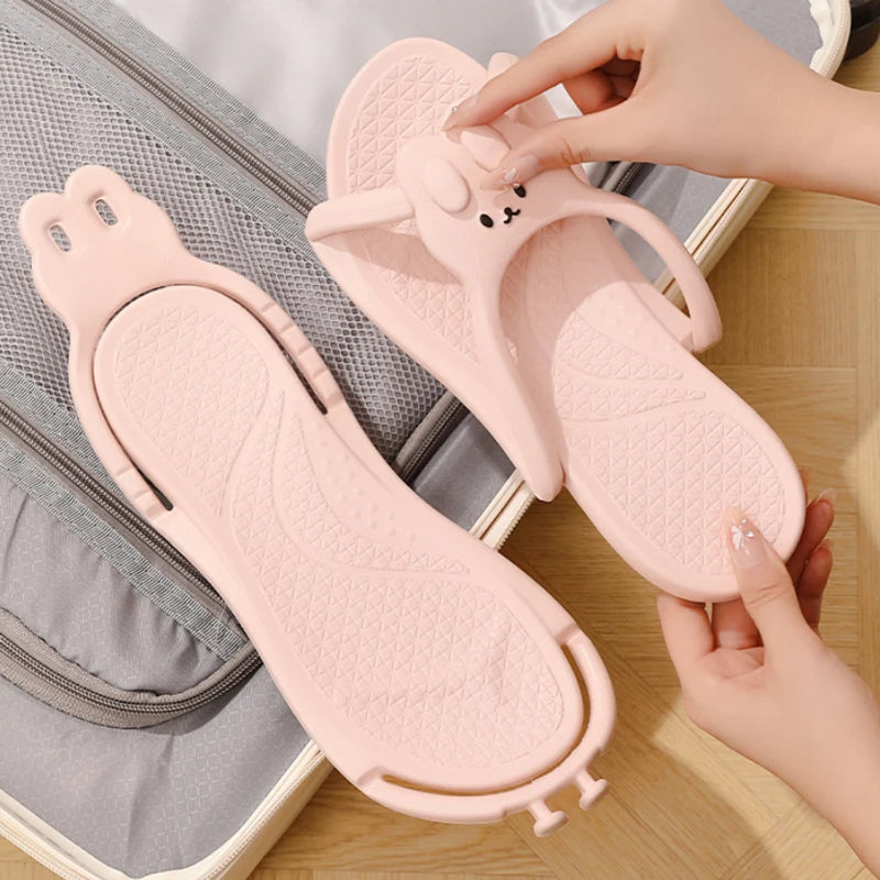Foldable Travel Slippers – Lightweight EVA Slides & Flip-Flops