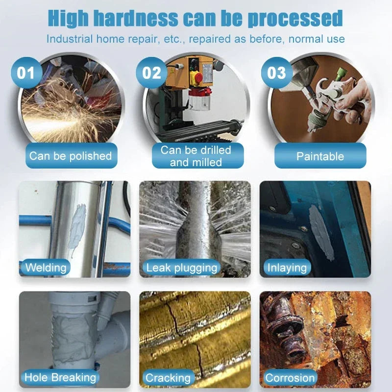 AB Type Glue Casting Super Strong Glue Sticks All Liquid Metal Repair Waterproof Waterproof Sealant Roof Waterproofing Welding Peaceful Pleasures Health and Wellness