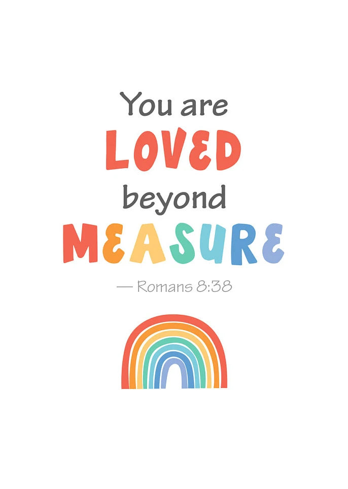 Kids Bible Verse Scripture Posters Prints Canvas Painting Christian Education Wall Art Picture Church Sunday School Home Decor Peaceful Pleasures Health and Wellness DM84-5 40x50cm Unframed