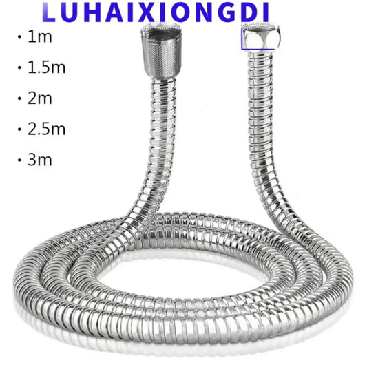 Flexible Stainless Steel Shower Hose 1–3m | Bathroom Pipe Shower Hose Peaceful Pleasures Health and Wellness