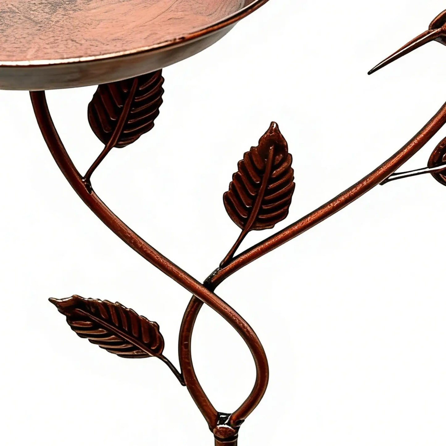 Rustproof Metal Bird Bath with Removable Bowl | Garden Decor