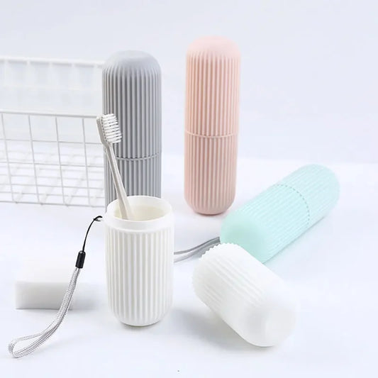 Portable Travel Toothbrush Holder & Toothpaste Case Toothbrush Travel Case Peaceful Pleasures Health and Wellness