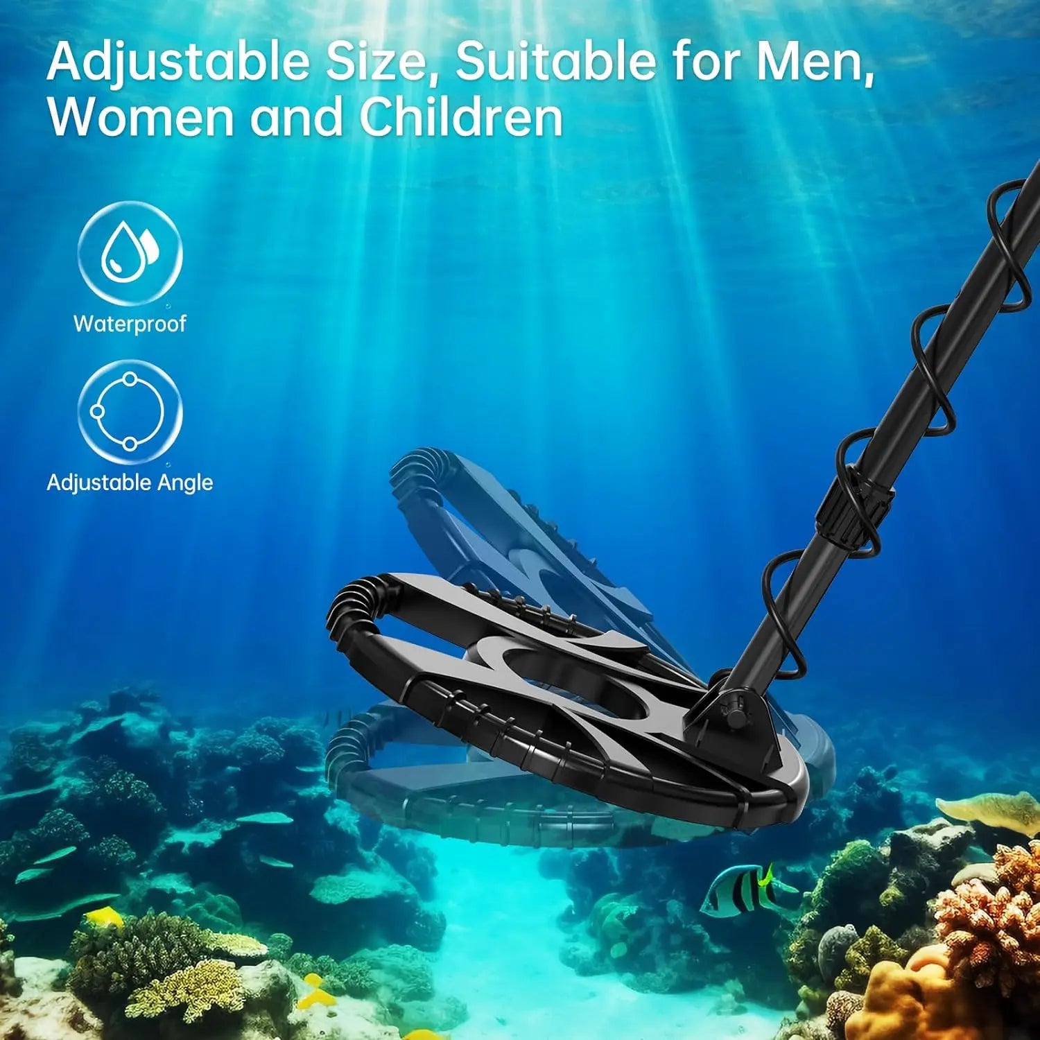 Hot Sell Protable MD1037 underground metal search LCD display highly sensitive metal detector Peaceful Pleasures Health and Wellness