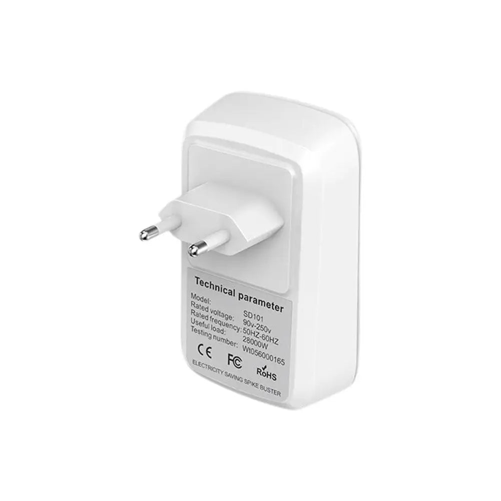 Intelligent Power Saver Plug – Household Electricity Saving Box with Leakage Alarm (SD101) Peaceful Pleasures Health and Wellness EU Standard