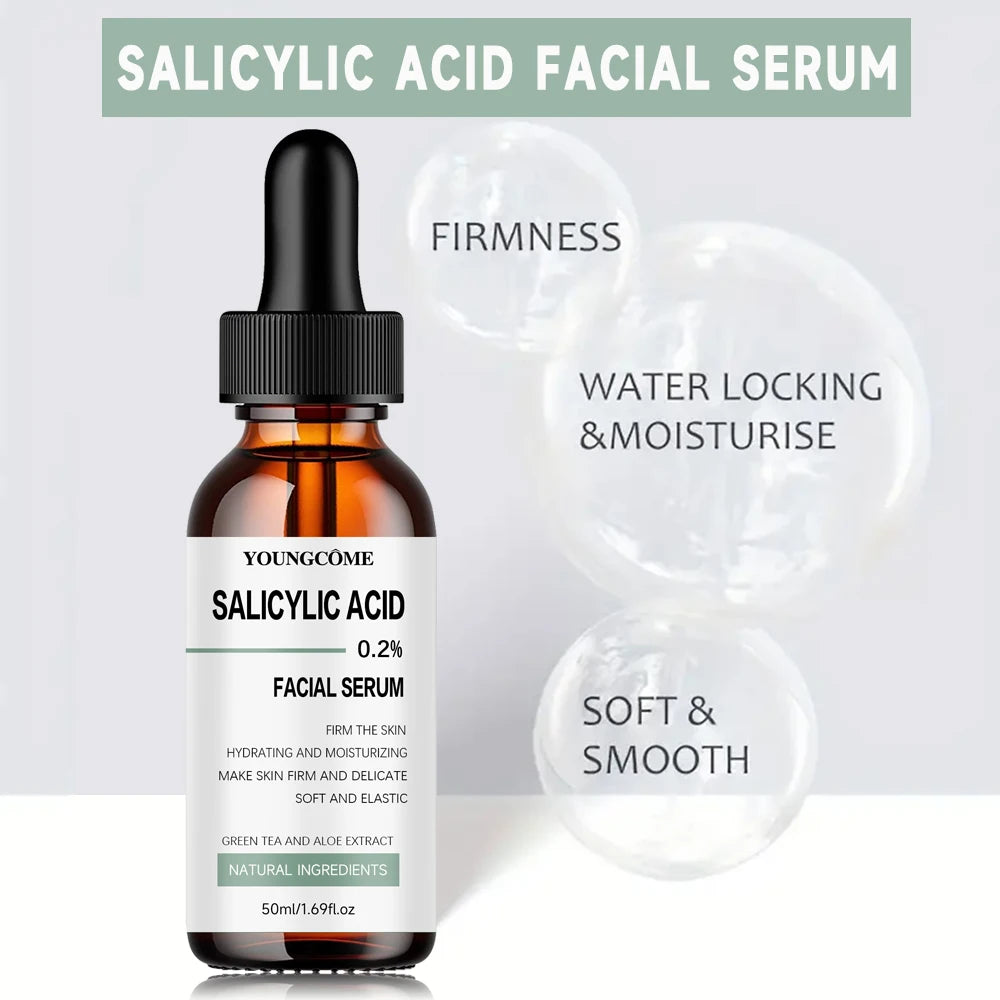 30 ml/50 ml Firming facial serum, rich in salicylic acid, hyaluronic acid,vitamins C suitable for all skin types, firming effect Peaceful Pleasures Health and Wellness