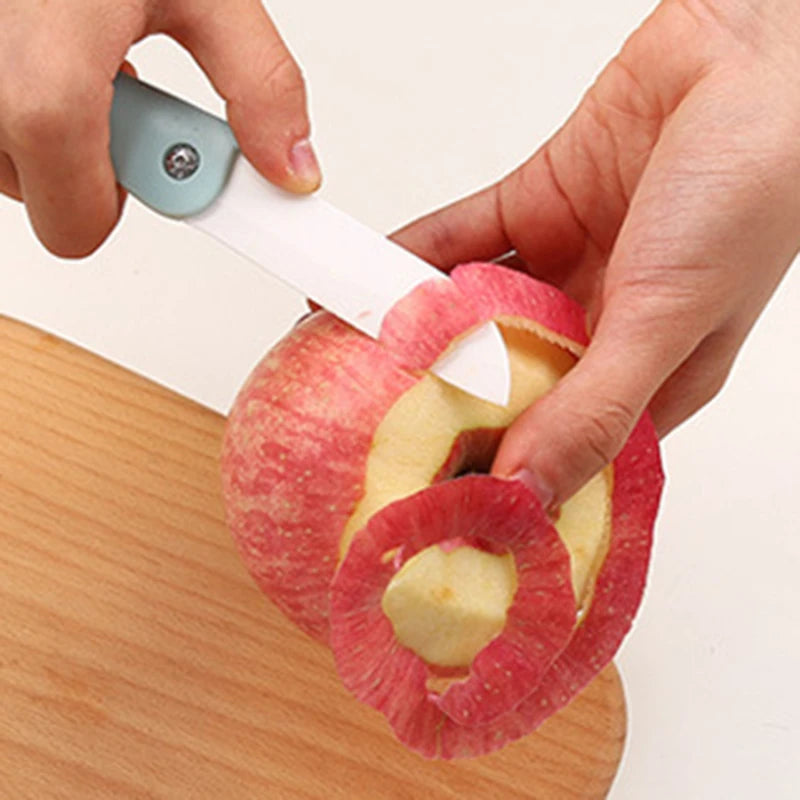Fruit Knife Portable Folding Ceramic Household Products Mini Convenient Durable And Practical Kitchen Peeling Knife Peaceful Pleasures Health and Wellness