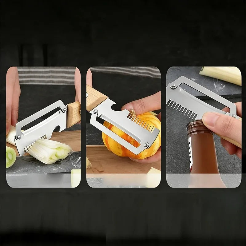 8-Piece Stainless Steel Vegetable Peeler & Kitchen Tool Set