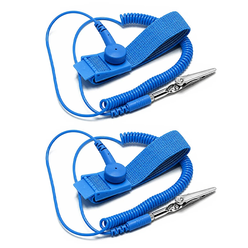 Anti-Static ESD Wrist Strap Grounding Band with Alligator Clip