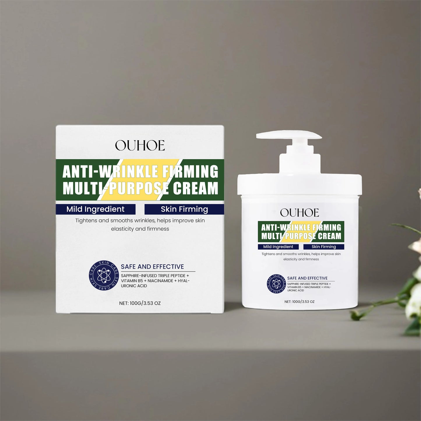 OUHOE Firming Anti-Wrinkle Face & Body Cream 100g | Deep Hydration