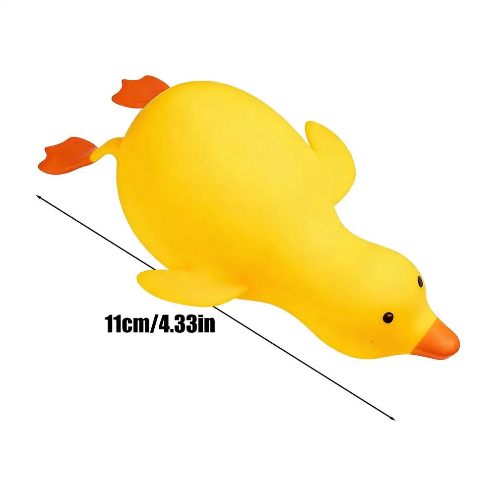 Colorful Duck Squeeze Fidget Toy – Sensory Stretch Toy Gift