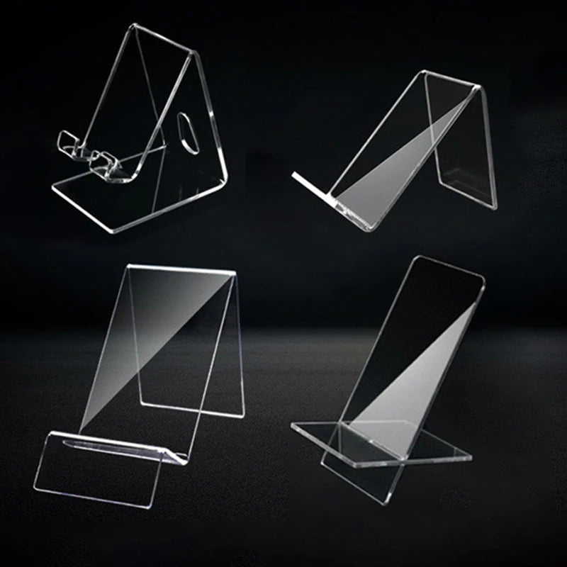 Clear Acrylic Phone Stand – Universal Desktop Holder & Desk Dock