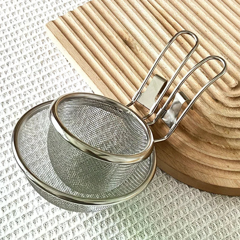 304 Stainless Steel Hot Pot Strainer with Hook | Lo Mein Skimmer Kitchen Strainer Peaceful Pleasures Health and Wellness
