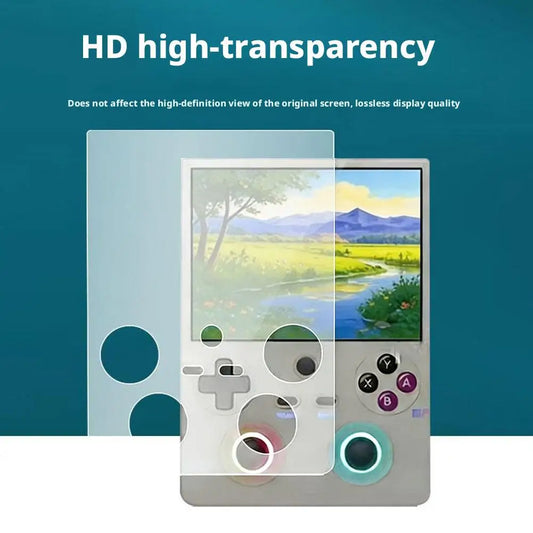 For Anbernic RG477V Screen Tempered Glass Protective Film Shockproof And Scratch-Resistant Gaming Console Accessories Peaceful Pleasures Health and Wellness