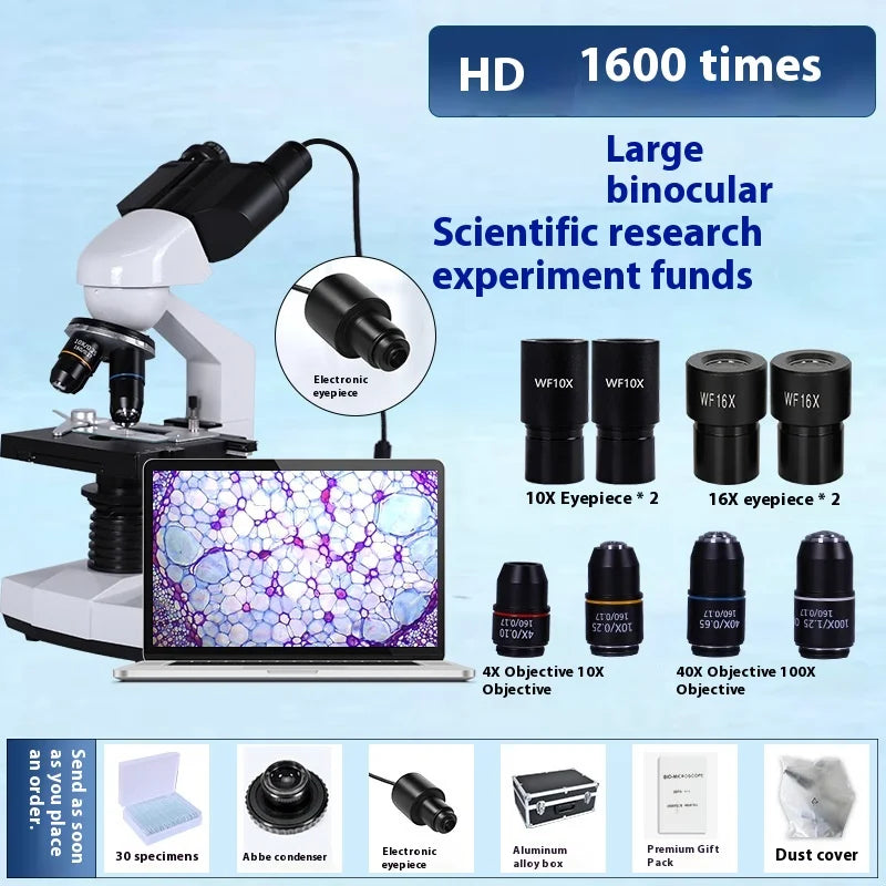 Binocular Electron Microscope Laboratory Research Microscope Maintenance Beauty Electronic Magnifying Glass Peaceful Pleasures Health and Wellness 9