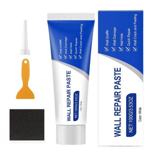 Drywall Repair Kit – Quick-Dry Crack Filling Paste & Scraper Wall Repair Paste Peaceful Pleasures Health and Wellness