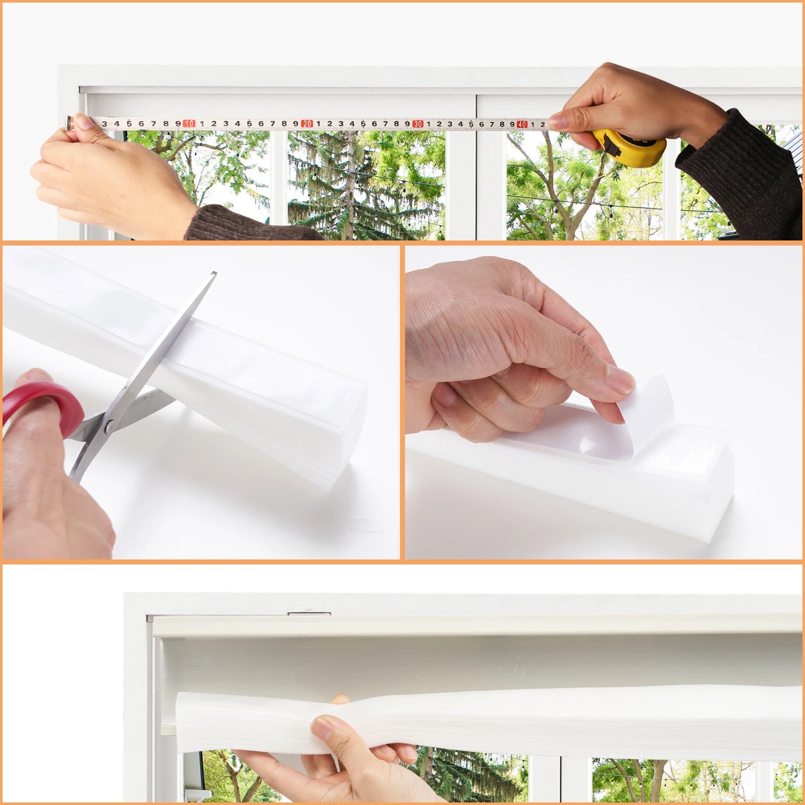 Window Blinds Cordless No Drill Cut to Size Clip On Stick On Self Adhesive Temporary Blinds Pleated Paper Blinds for Window Door Peaceful Pleasures Health and Wellness