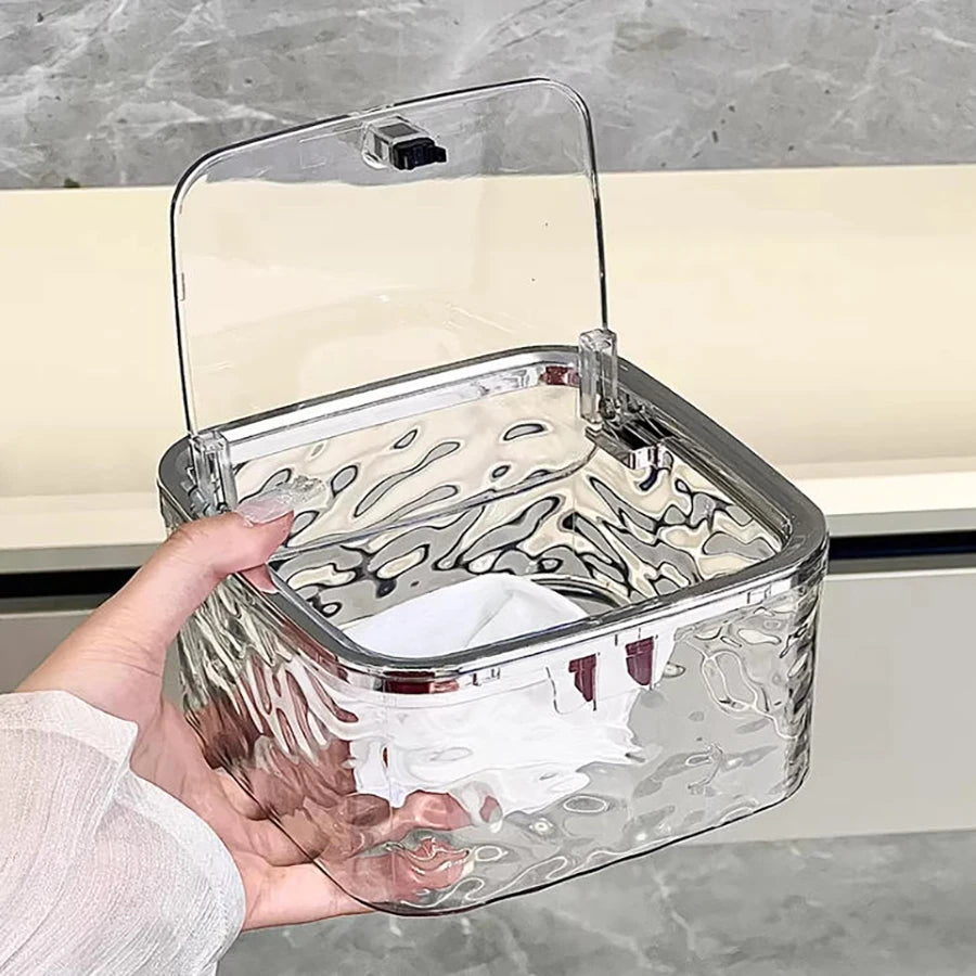 Large Capacity Laundry Detergent Storage Container with Scoop & Press-On Lid