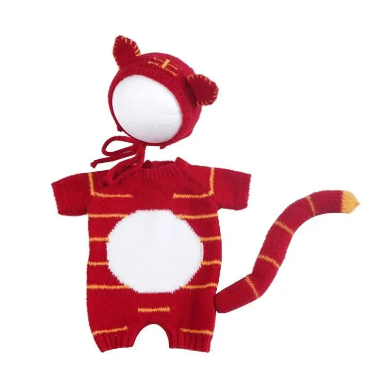 Crochet Newborn Photography Props Baby Costume Photoshoot Outfit