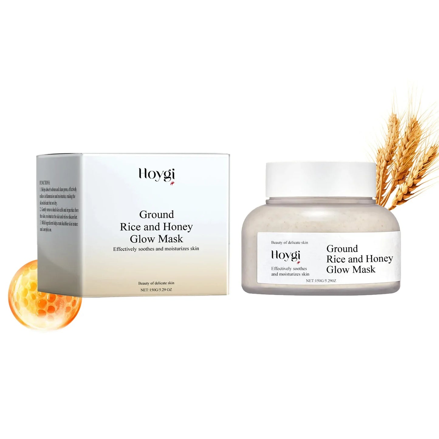 Rice & Honey Face Mask – Hydrating, Brightening, Pore Minimizing