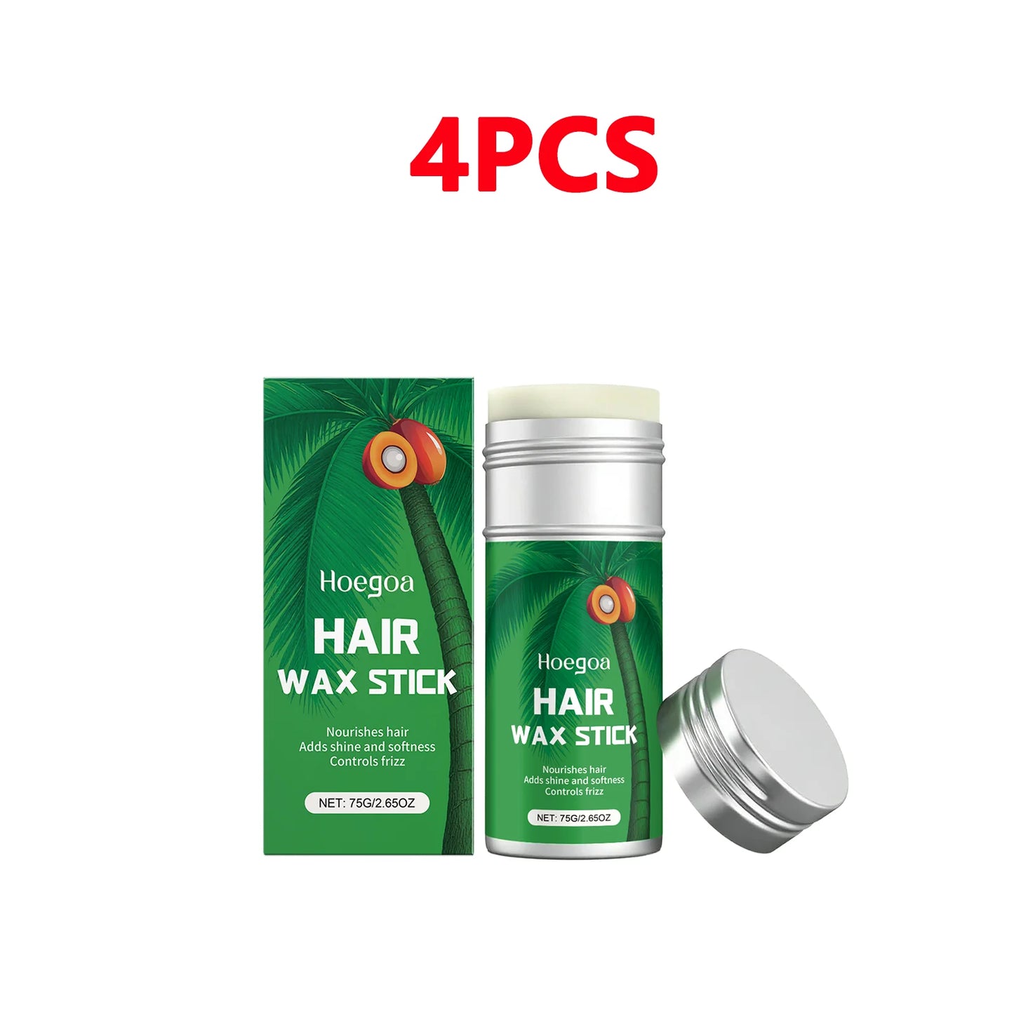 Strong Hold Hair Wax Stick – Anti-Frizz & Edge Control