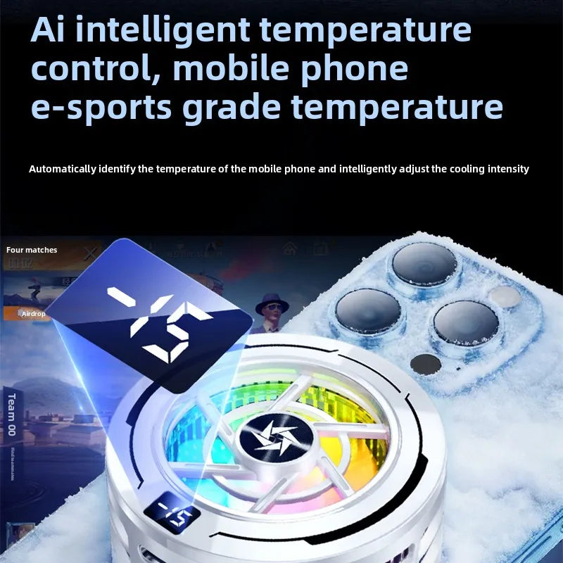 cooling phone fan 15w cell phone cooler radiator magnetic cell phone game cooler for cell phone portable fan cooler phone fridge Peaceful Pleasures Health and Wellness