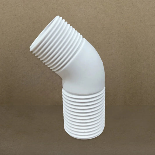 10-Pack 3/4 NPT x 3/4 GHT Double-Threaded PVC Pipe Adapter PVC Pipe Adapter Oasis Select