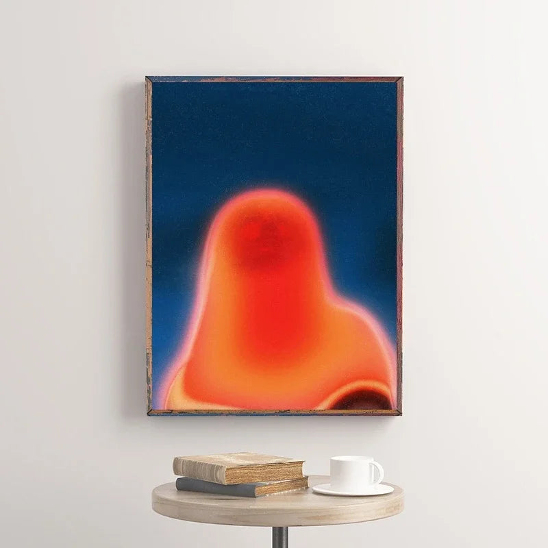 Abstract Hazy Beauty Canvas Poster | Vintage Wall Art Print Canvas Wall Art Peaceful Pleasures Health and Wellness