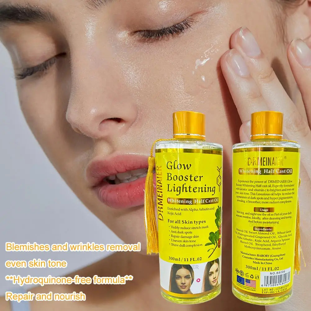 Face Brightening Oil – Arbutin, Kojic Acid & Turmeric 300ml