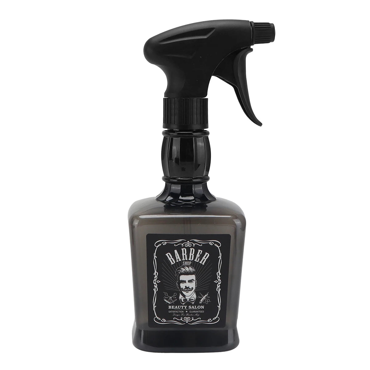 Hairdressing Retro Spray Bottle High Pressure Water Can Barber Stylist Fine Mist Sprayer Refillable Container Barber Supplies Peaceful Pleasures Health and Wellness Black