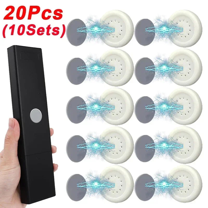 New Magnet Powerful Ke Holder Magnetic Hook Ring Iman Homes Offic Hooks Wall-mounted Hanger Remote Control Keys Anti-lost Homes Peaceful Pleasures Health and Wellness 20Pcs-(10Sets) XL