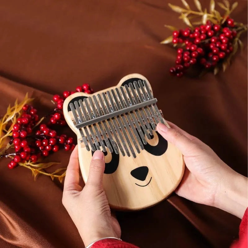 10 Note 17 Thumb Piano Cartoon Kalimba Peach Blossom Core