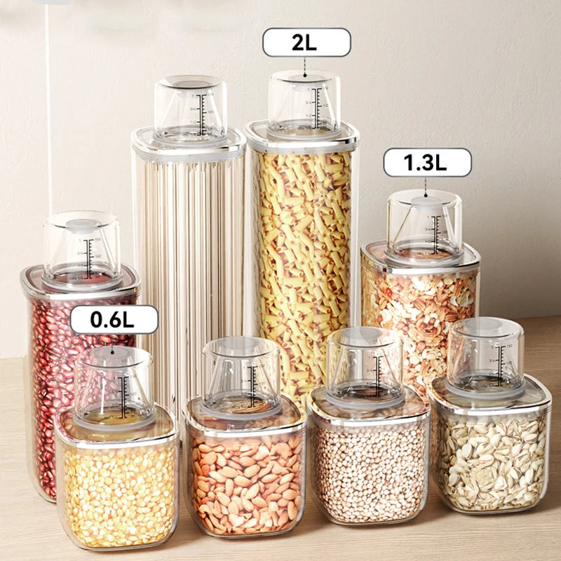 Sealed Jar Food Grade Household Insect Proof Moisture Proof Rice Bucket Flour Dry Goods Storage Grain Miscellaneous Grain Boxes Peaceful Pleasures Health and Wellness