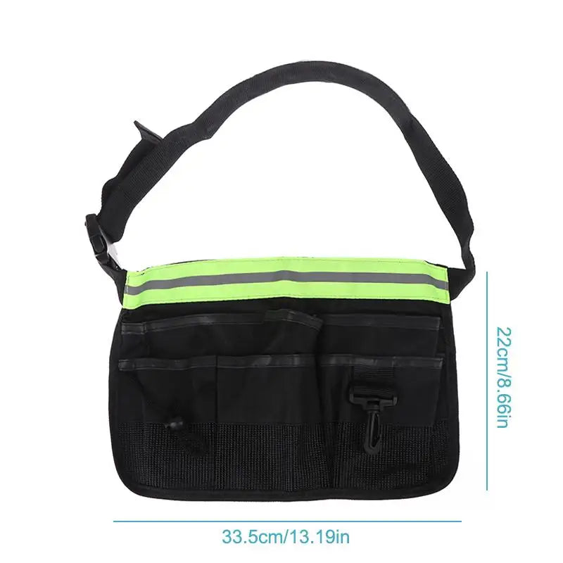 Oxford Tool Waist Bag – Multi-Pocket Belt Pouch for Work