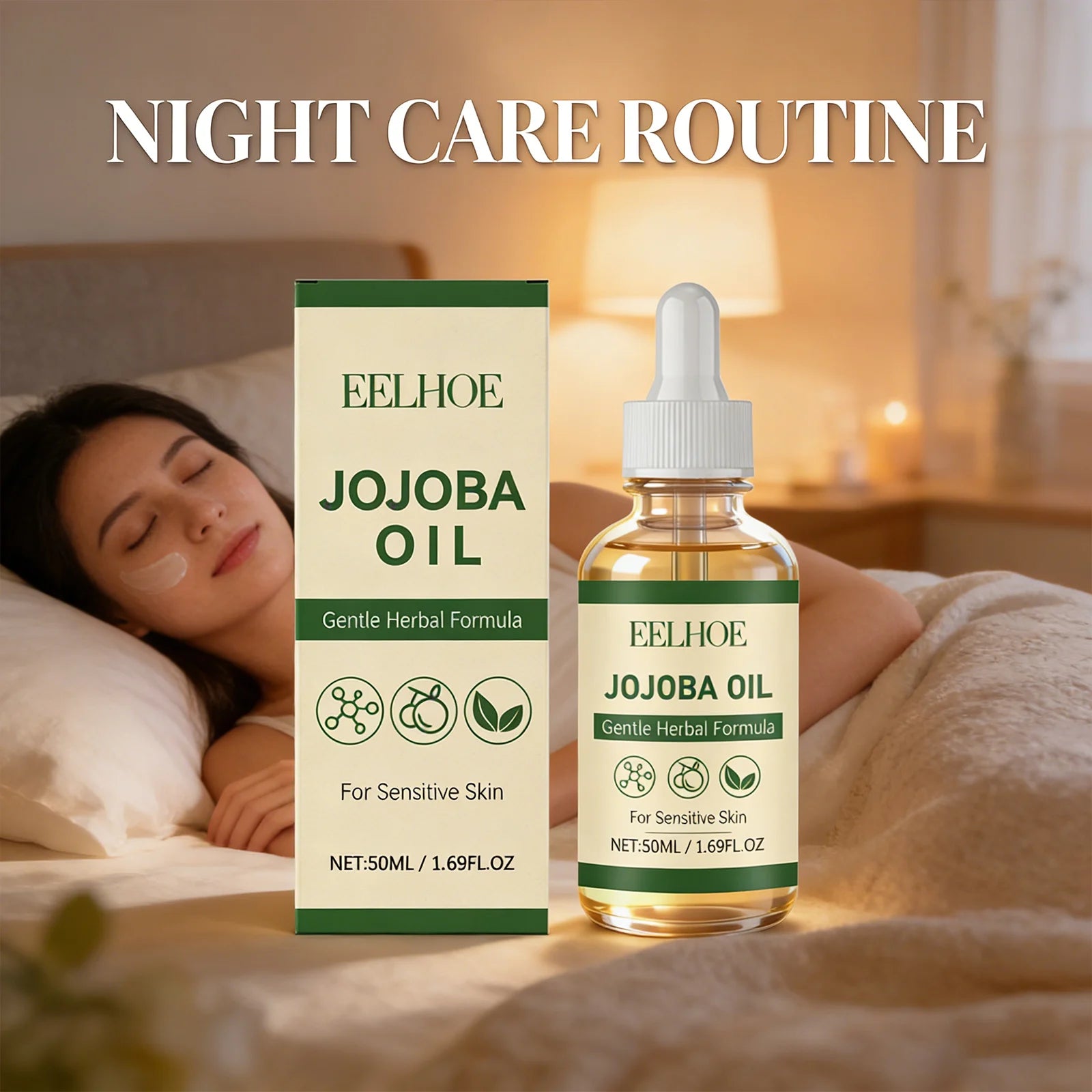 Herbal Essential Oil Nourishing Softening Skin Improve Elasticity Smoothing Hair Reducing Frizz Moisturizing Massage Jojoba Oils Peaceful Pleasures Health and Wellness