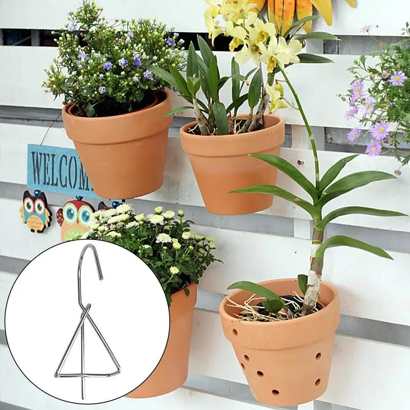 Plant Hanger Home Garden Planter Basket Hooks For Indoor Macrame Flower Pots Hanging Holder Outdoor Balcony Decoration Hook Peaceful Pleasures Health and Wellness