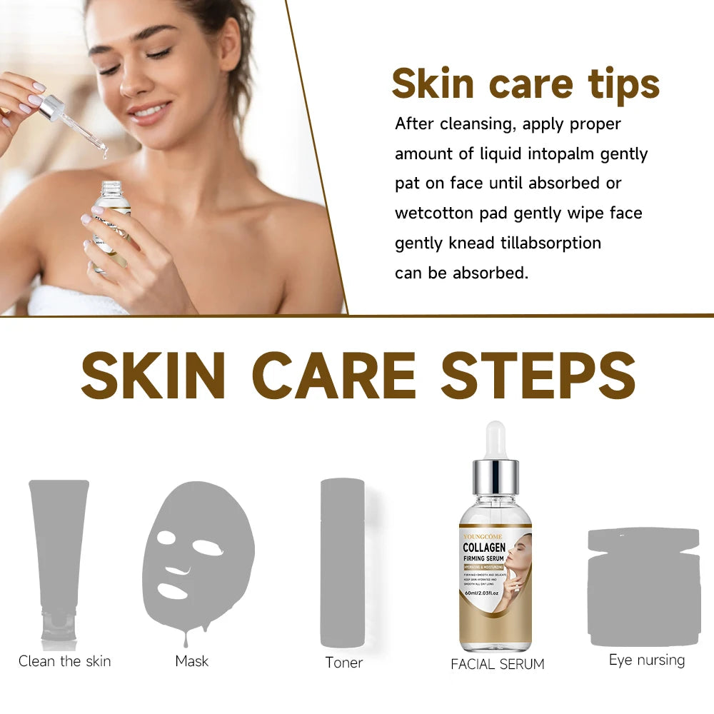 YOUNGCOME Collagen Lifting Serum | Anti-Aging Firming Face Serum Collagen Face Serum Peaceful Pleasures Health and Wellness