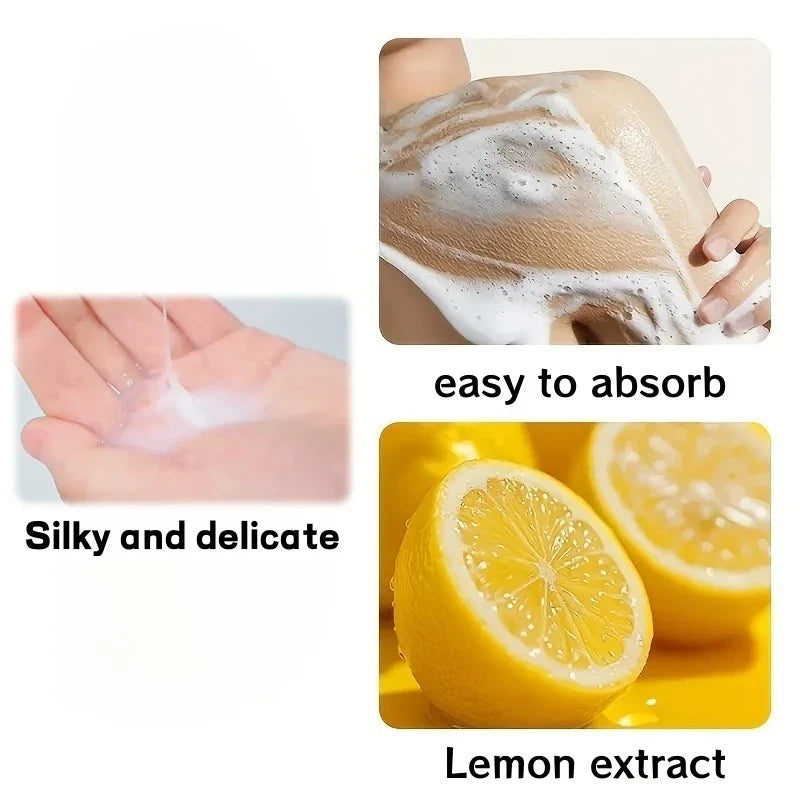 SADOER 400ml Lemon Shower Gel – Moisturizing & Hypoallergenic