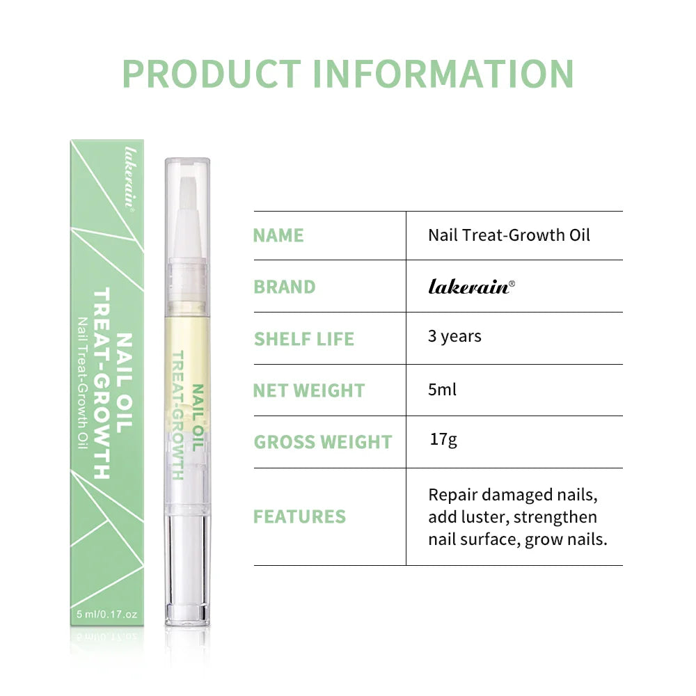 Nail Growth & Nourishing Cuticle Oil – Strengthen Nails (3-Pack)