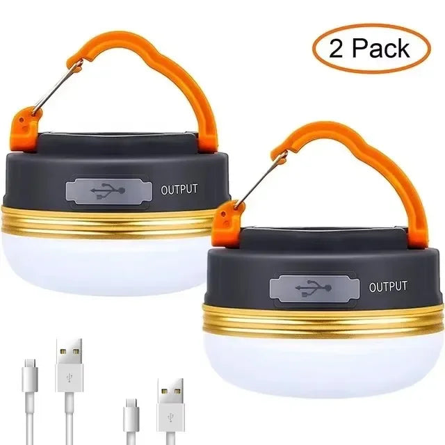 10W LED Camping Lantern | USB Rechargeable 1800mAh Tent Light