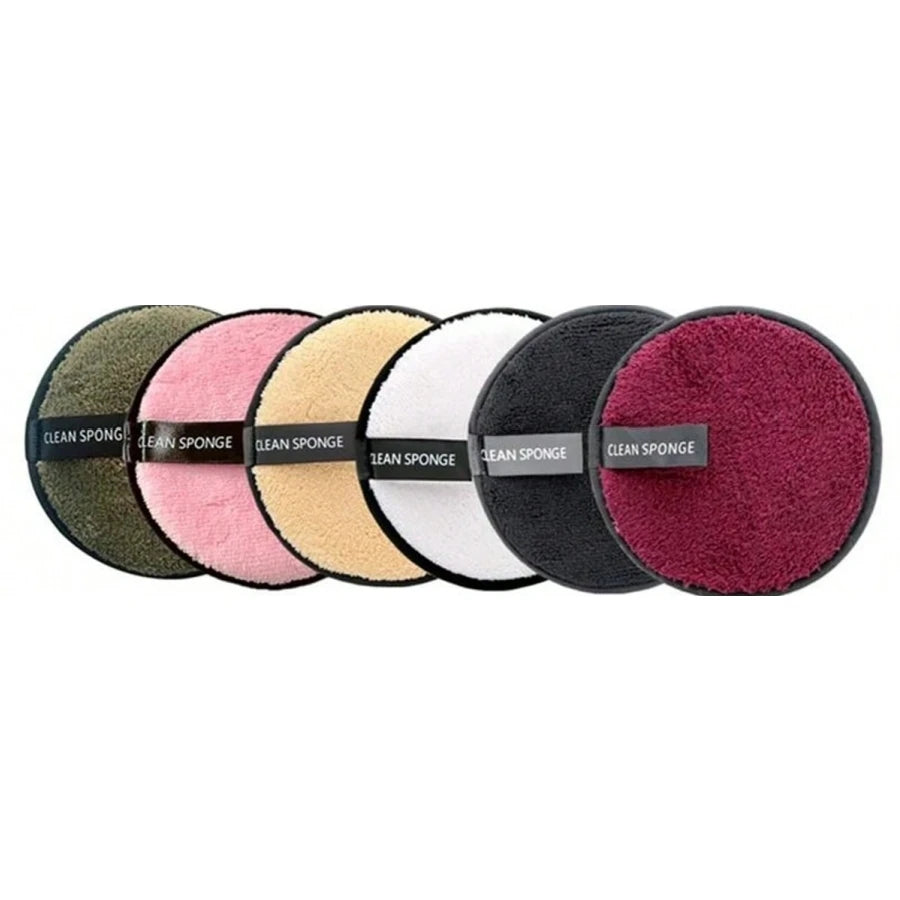 5-Pack Reusable Makeup Remover Pads – Soft Cotton Double-Sided