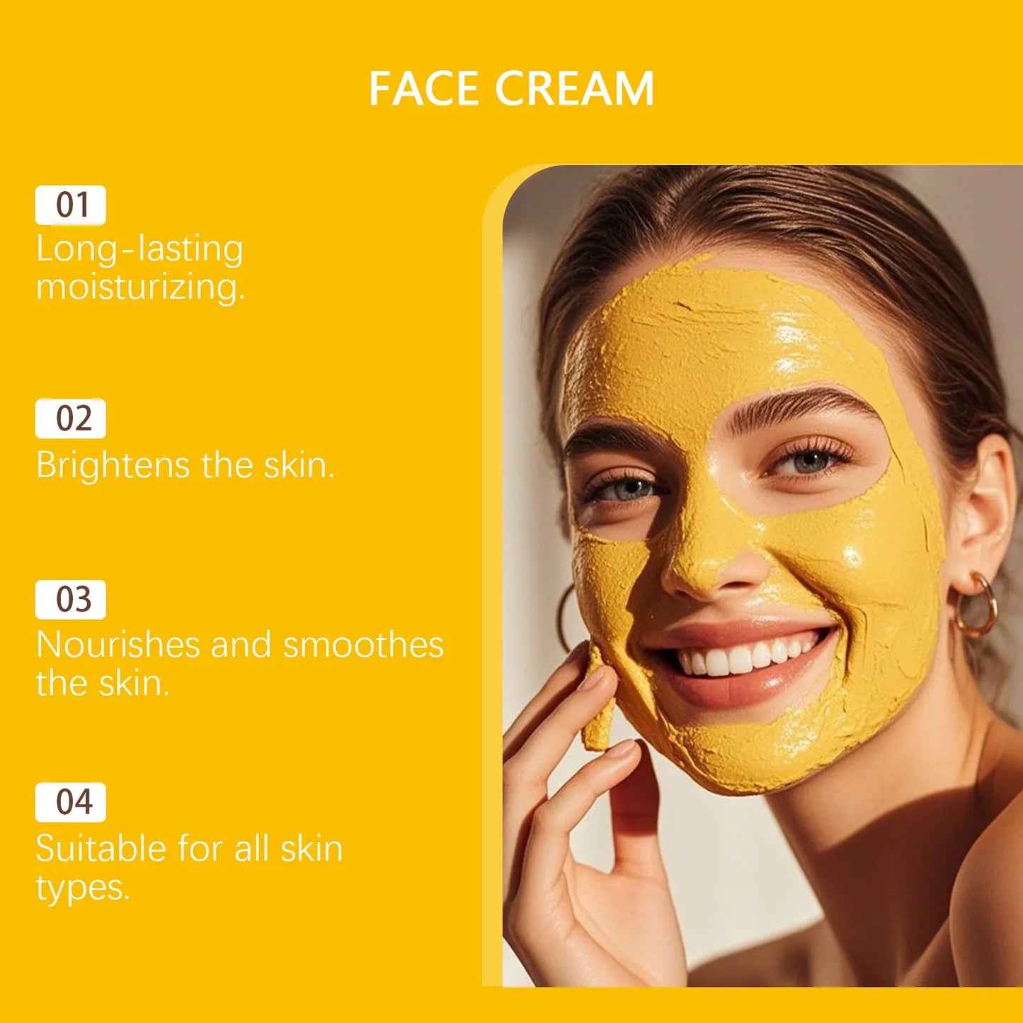 Turmeric Brightening Cream – Fade Dark Spots & Vitamin C 50g