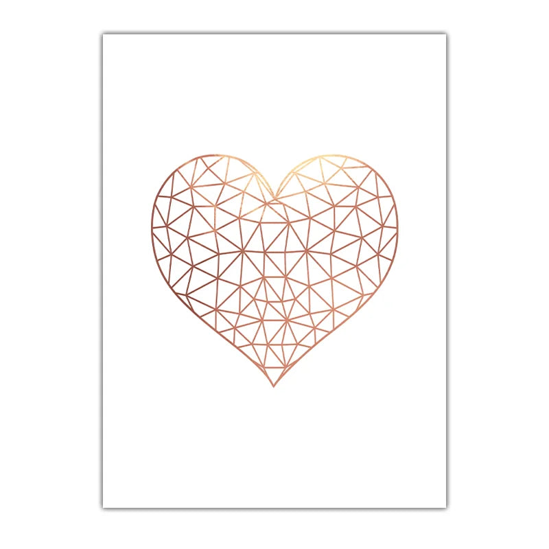 Nordic Love Heart Canvas Wall Art | Minimalist Couples Decor Canvas Wall Art Peaceful Pleasures Health and Wellness 02 40x50cm No Frame China Mainland