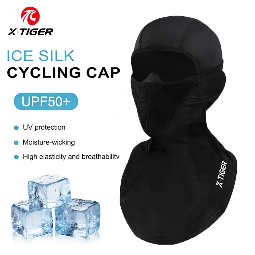 X-TIGER UPF50+ Balaclava – UV Cycling Mask & Neck Gaiter