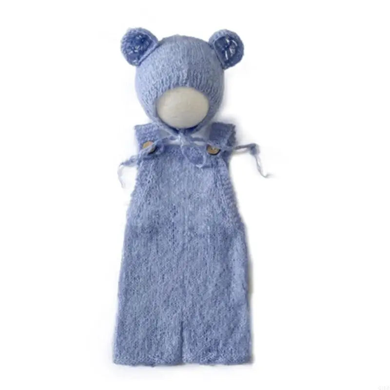 Newborn Photography Props | Mohair Baby Outfit Set 0–1 Month