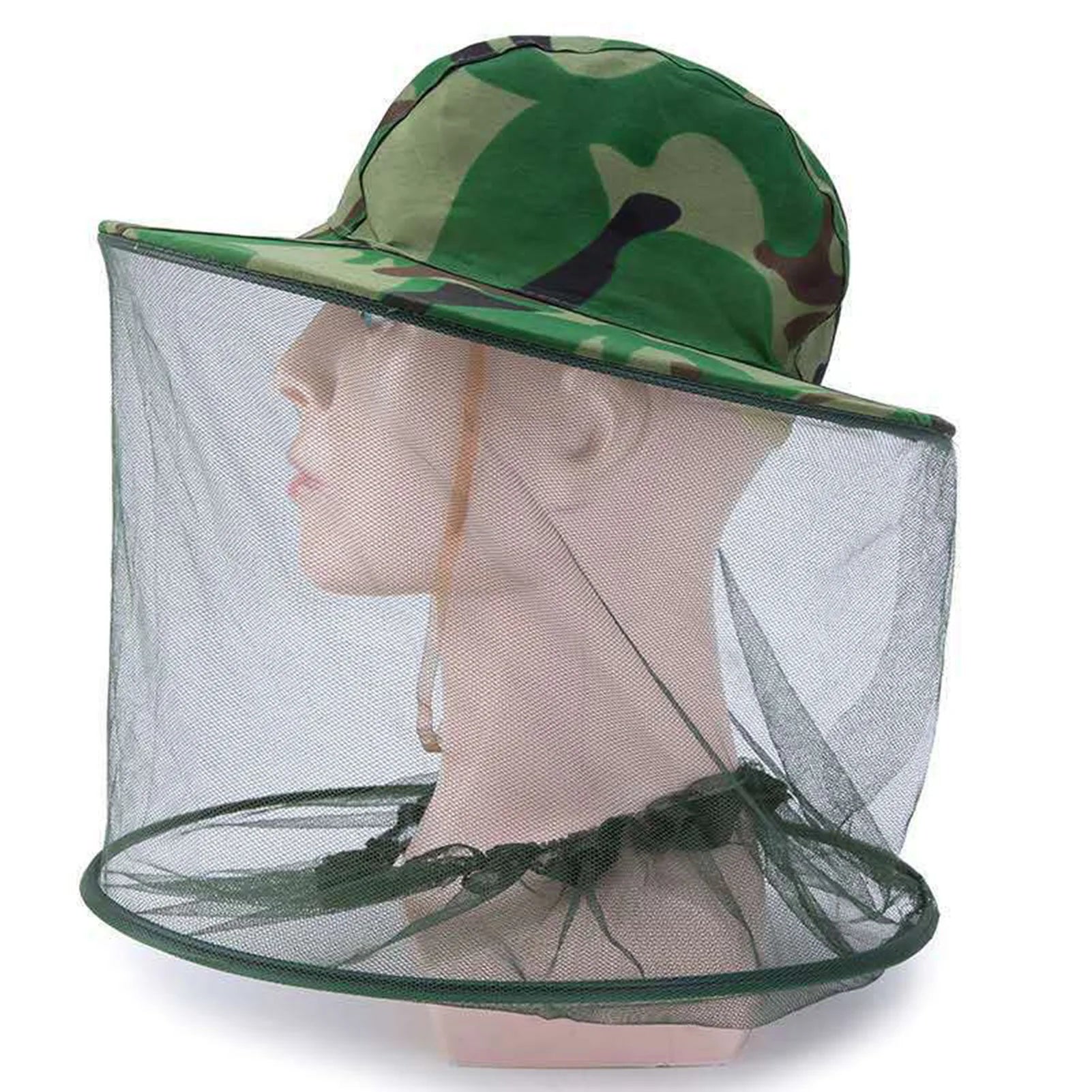 Mosquitoes and Outdoor Insects Caps Net Hat Cover with Adjustable Drawstring for Fishing Hiking Gardening Peaceful Pleasures Health and Wellness